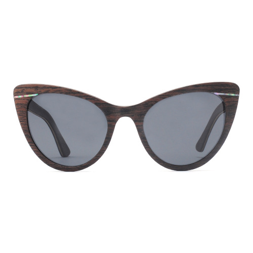 Cat Eye Wooden Sunglasses