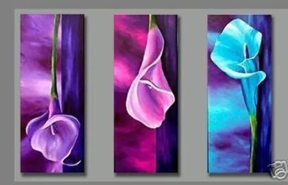 Handmade Floral Oil Paintings