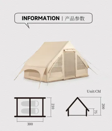 Portable Folding Inflatable Tent - Rainproof Camping Equipment