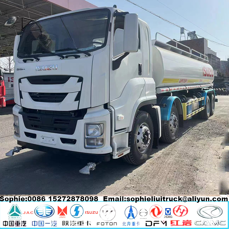 Camión de riego de riego de jardín isuzu