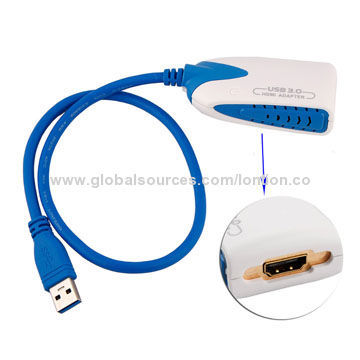 USB 3.0 to HDMI Adapter, Supports 2048*1152p