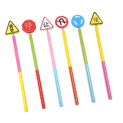 Kawaii Colored Wooden Pencil with Eraser - Free Samples Promotion
