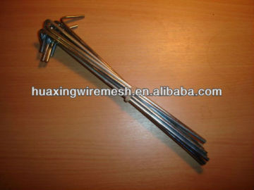 Steel tent peg