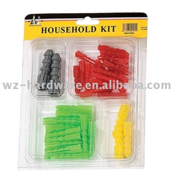 40pcs plastic anchor kit