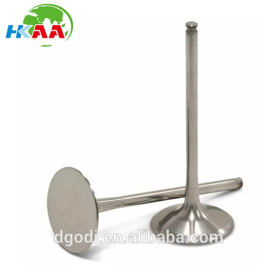 CNC machined precision titanium intake valves with high quality