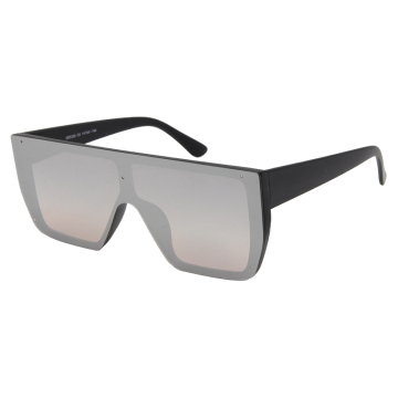 Top Shield Sunglasses Oversized Square Rimless Shades
