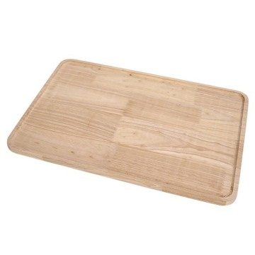 Round Wood Serving Tray Round Solid Wood Serving Tray for Living Room/Kitchen Factory