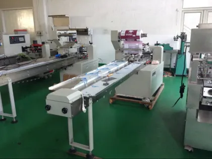 automatic bread /moon cake pillow packing machinery
