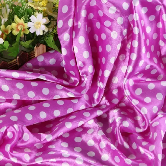 Light Weight Shiny Polyester Satin Fabric