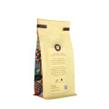 Flat Bottom White Kraft Paper Coffee Bags With Tin Tie