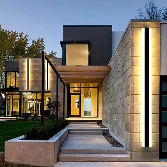 OEM Black LED Outdoor Wall Mount Modern Porch Lights