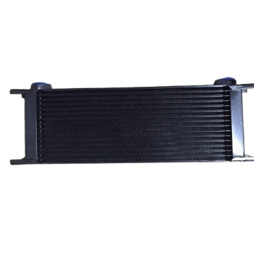 High Flow Stacked Plate Oil Cooler - 15 Row