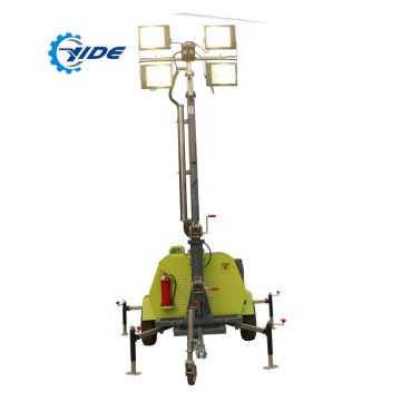9M Diesel Generator Trailer Mobile Light Tower 1000W*4