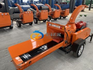 CE diesel wood chipper shredder
