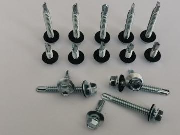 Hex head self drilling screw EPDM