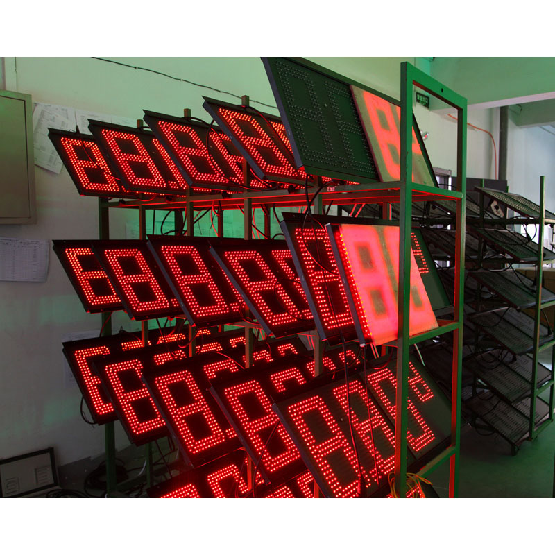 Outdoor 8 Inch LED Gas Price Display