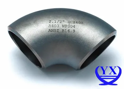 yongxing SS304 stainless steel elbow