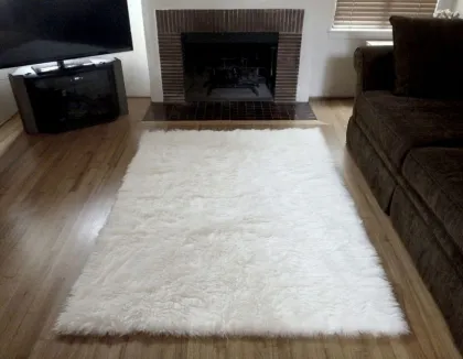 Faux Sheep Skin Rug carpet