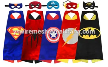 YS Superhero Cape and Mask Costumes For Kids Set of 5