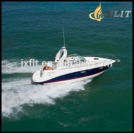 China Twin Engines FRP Cabin Boat