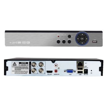 4Ch 2MP DVR Xmeye AHD/TVI/CVI/CVBS -Sicherheitssystem