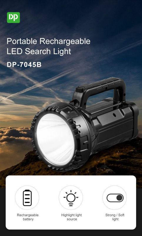 Hand-held working torch emergency searchlight Spotlight