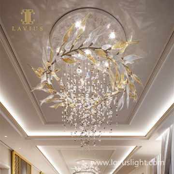 Advanced custom crystal chandelier hotel chandelier restaurant chandelier k9 crystal chandelier
