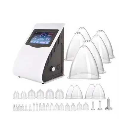 34 Cups 3 Heads Vacuum Breast Massager - Powerful Breast Enhancement Massage Device