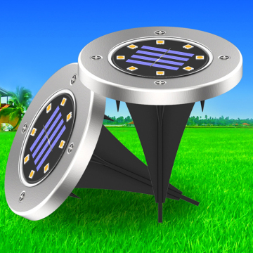 Solar-Powered Waterproof In-Ground Garden Lights for Pathways and Patios