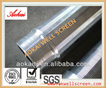 6 5/8 johnson pipe based wedge wire oil well filter for water well
