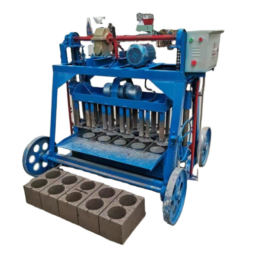 Movable Block Making Machine with One Free Mould