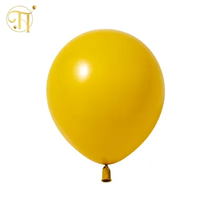 Retro Mustard Yellow Latex Balloons