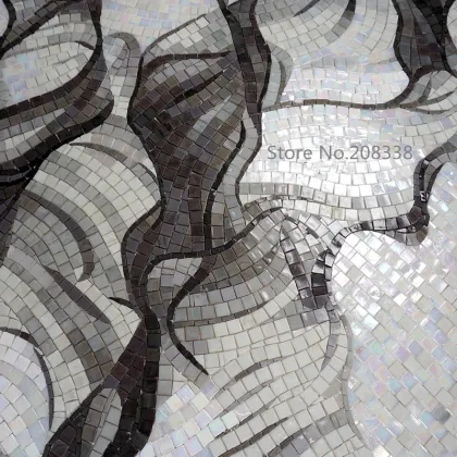 Ink painting Mosaic Wall Art