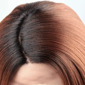 2021 High Temperature Fiber Silky Ladies Synthetic Wig Synthetic Bob Lace Front Wig Heat Resistant Synthetic Hair Wigs