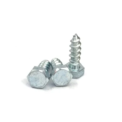 DIN571 Hexagon Wood Screw Galvanized Hexagon Wood Screw