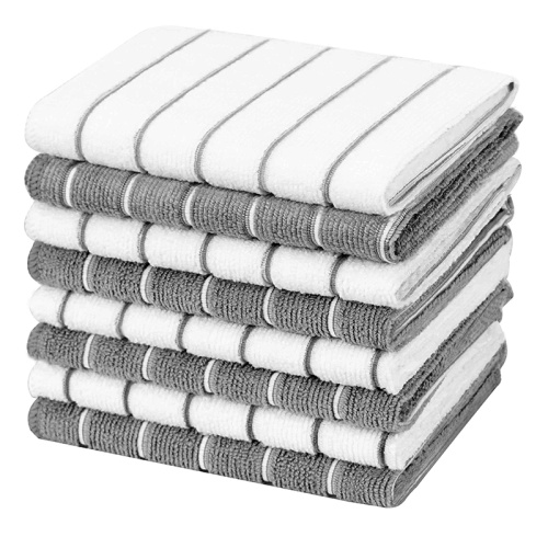 Microfiber Stripe Cloth For Househoding Cleaning Cloths