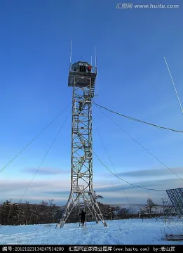 Fire protection and watching tower