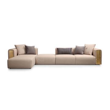 Ekar Furniture 7-Seater L-Shaped Reclining Italian Modern Living Room Sofa