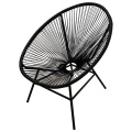 720*830*H840mm in acciaio rattan sedia