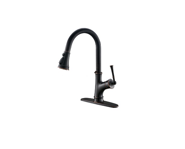 Grifo de cocina ajustable de acero inoxidable fuerte