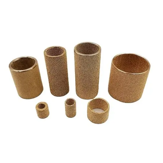 Customized 1-100 Micron Bronze Brass Porous Sintered Powder filter