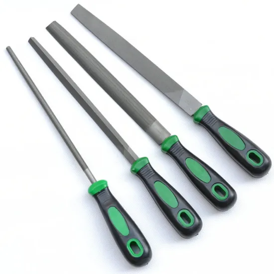 High Quality 4-Piece Diamond Flat Steel File Tool Set