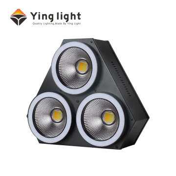 3 ojos audiencia Blinder Cob Light con anillo LED
