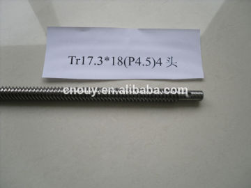 Trapezoidal screw Tr18*9 for 3HEADS