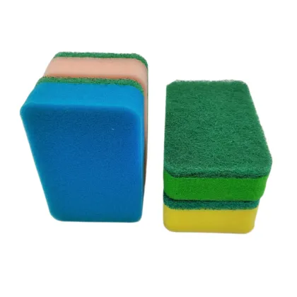 Sponge with Scrub Sponge for Household Cleaning