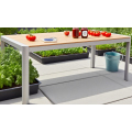 Premium Aluminum-Plastic Wood Outdoor Table