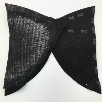 High Quality Polyester Cotton Jacket Shoulder Pads with Glue for Men's Suits