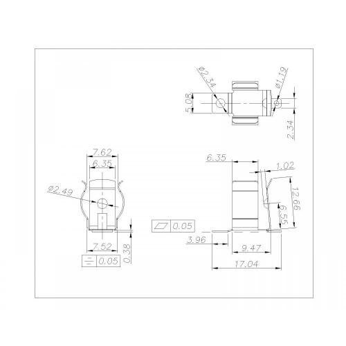 BS-M-XX-X-55 AAA-N Battery Contacts 55