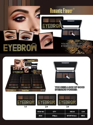 Wholesale 3 Color Makeup Pressed Powder Eyebrow Powder - New Design