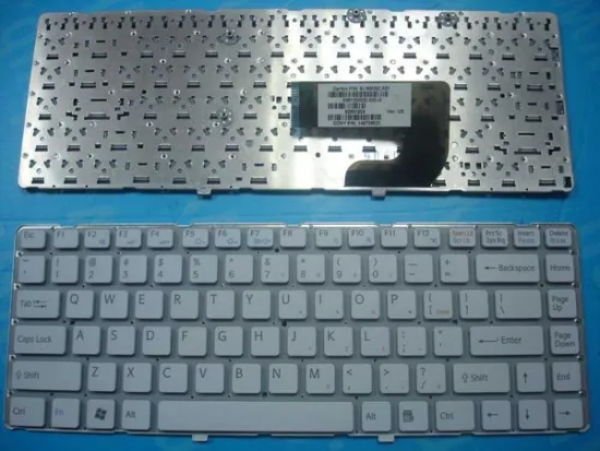 New Original Sony Vgn-nw100 148738711 Laptop Keyboard White